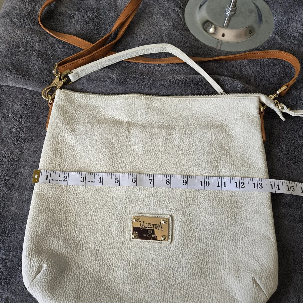Valentina Italia Crossbody Bag  Off White - Picture 9 of 12